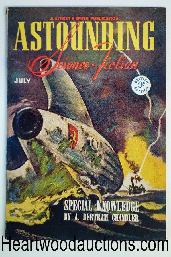 Astounding (British) Jul 1946 Clifford D. Simak, Lawrence O'Donnell - High Grade
