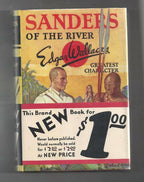 Sanders of the River by Edgar Wallace (First Edition) Wraparound Band