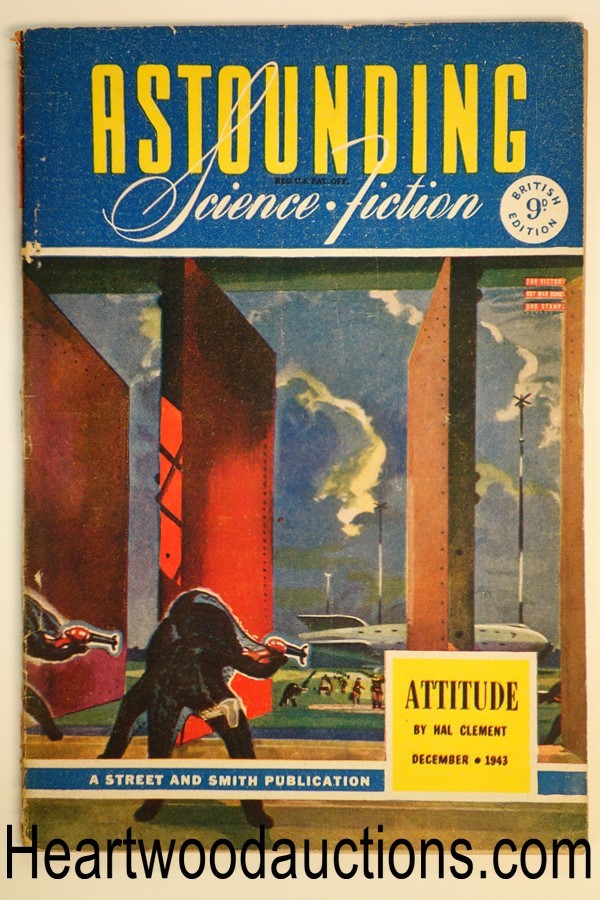 Astounding (British) Dec 1943 Ray Bradbury, Murray Leinster, Anthony Boucher
