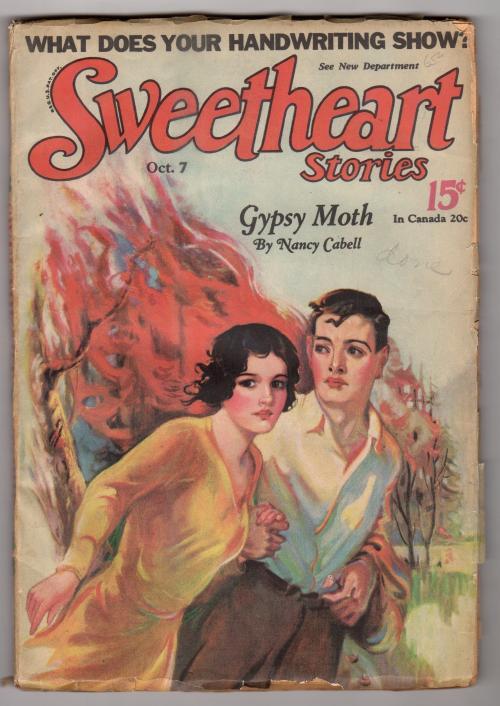 Sweetheart Stories Oct 7 1930 Gypsy Moth - Pulp
