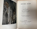 Before Adam by Jack London (First Edition) FAX DJ