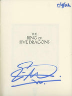 The Ring of Five Dragons by Eric Van Lustbader (First Edition) Signed