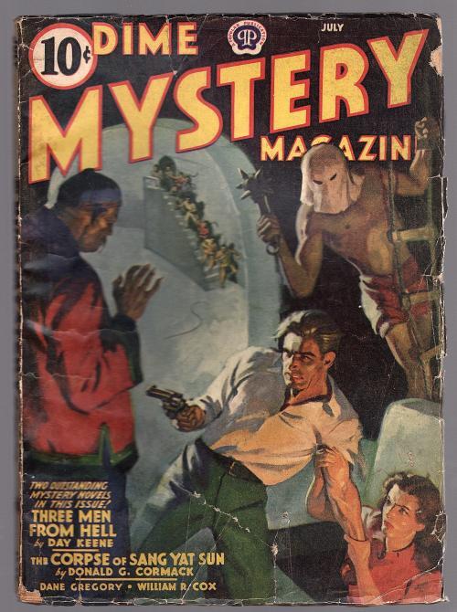 Dime Mystery Jul 1941 Wild Oriental Menace Cover - Pulp