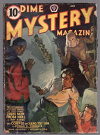 Dime Mystery Jul 1941 Wild Oriental Menace Cover - Pulp