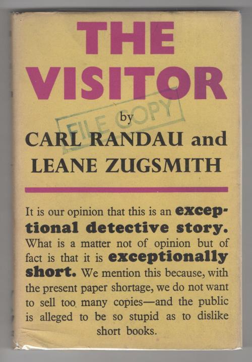 The Visitor by Carl Randau & Leane Zugsmith (First UK Edition) Gollancz File ...