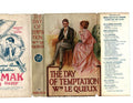 The Day of Temptation by William Le Queux (Hubin Listed) Ward File Copy