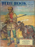 Blue Book Jun 1951 Clark Cvr; Sax Rohmer 1st app Kiss of the Scorpion
