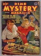 Dime Mystery Dec 1938 Mummy Attack Cover - Pulp