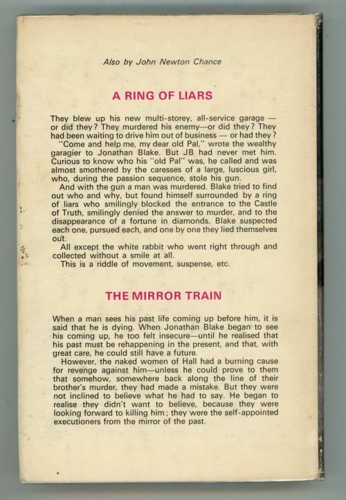 The Cat Watchers by John Newton Chance (First UK Edition)