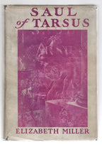Saul of Tarsus by Elizabeth Miller (First U.S. Edition)