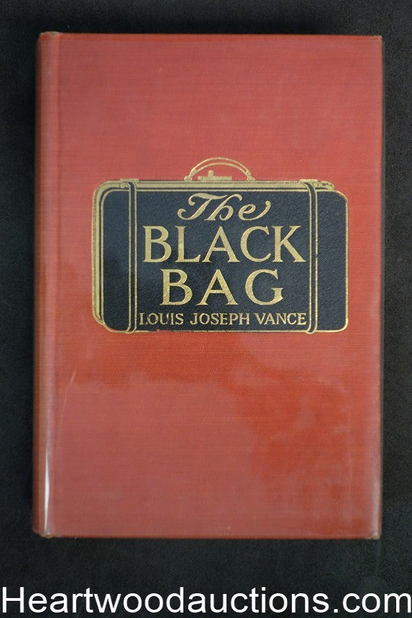 The Black Bag by Louis Joseph Vance, First Edition