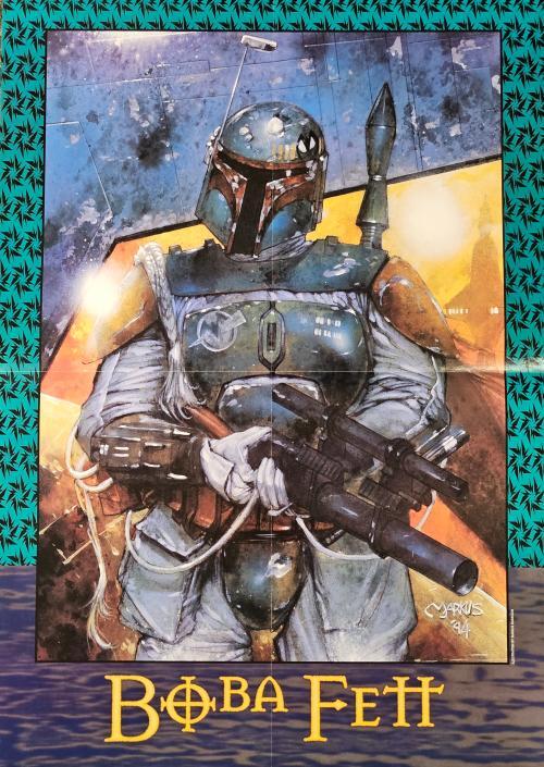 Star Wars Boba Fett 1994 Poster Markus Harrison Art