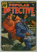 Popular Detective Feb 1943 Pulp Fredric Brown "Death Is A Noise"