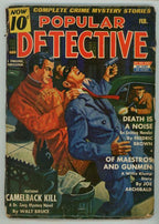 Popular Detective Feb 1943 Pulp Fredric Brown "Death Is A Noise"
