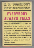 Everybody Always Tells by E. R. Punshon (First Edition) Gollancz File Copy