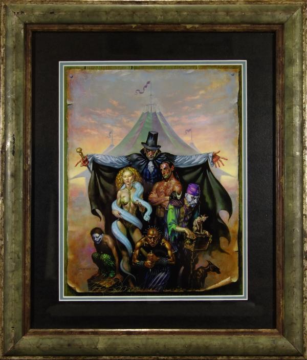 Todd Lockwood SIGNED Art Print FANTASY ART Circus
