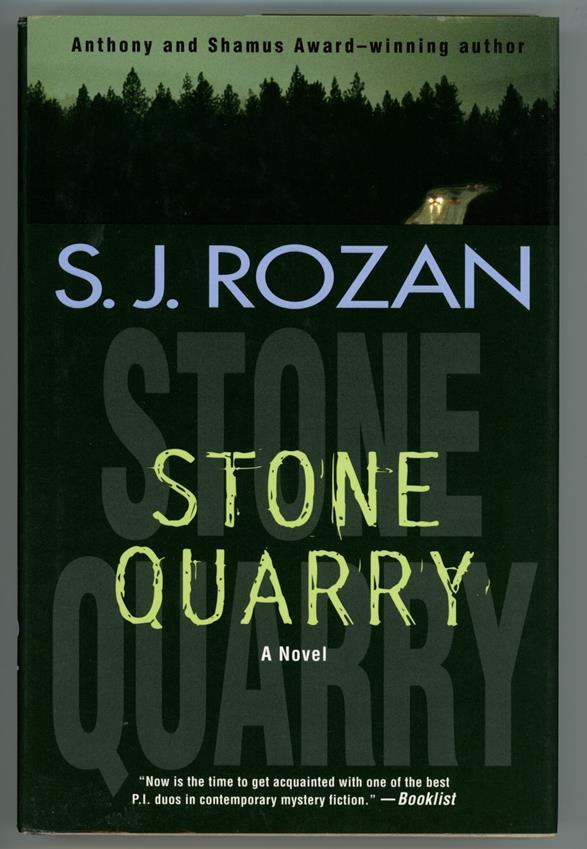 Stone Quarry: A Novel by S. J. Rozan (first edition)- High Grade