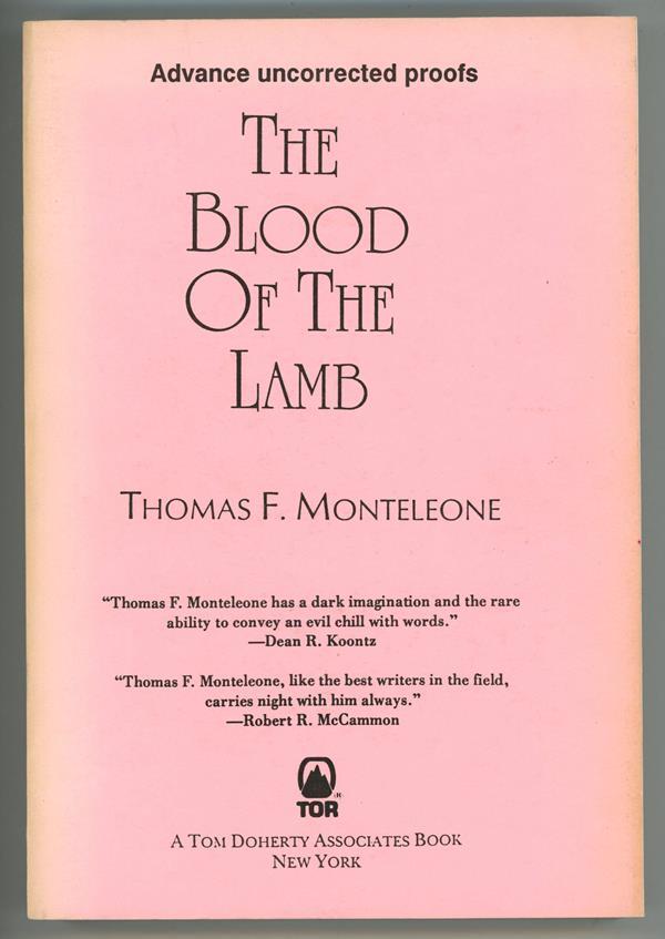 Blood of the Lamb by Thomas F. Monteleone  (First Edition)
