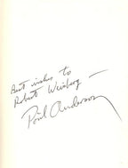 There Will Be Time by Poul Anderson (First Edition, SFBC) Signed