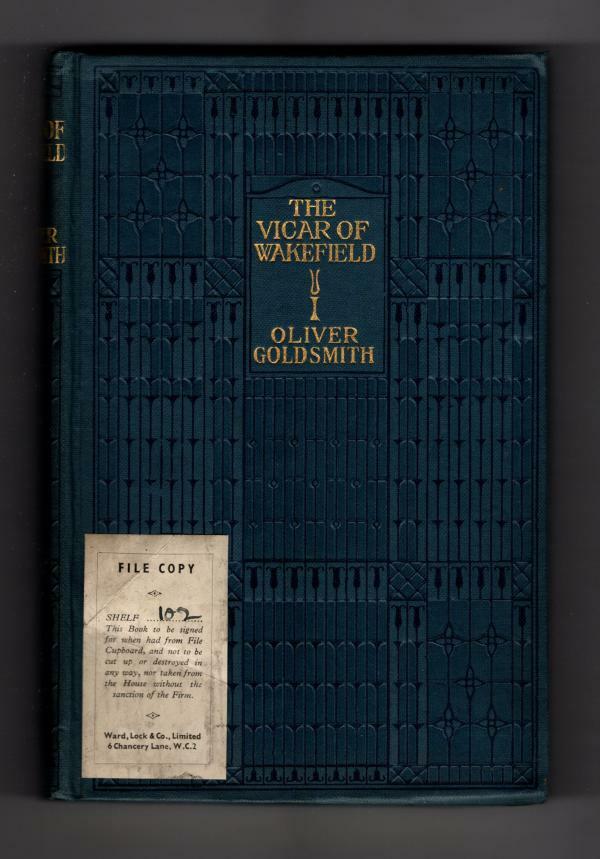 The Vicar of Wakefield by Oliver Goldsmith (File Copy)