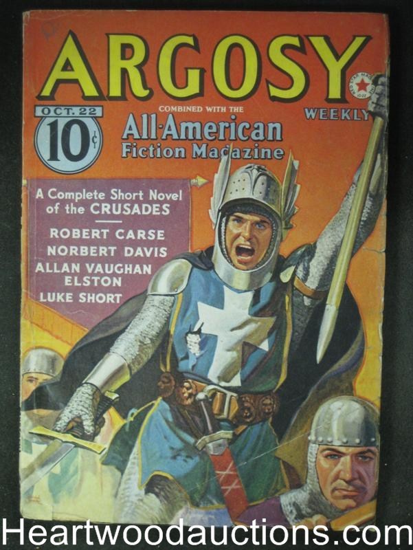 "Argosy" October 22 1938 Luke Short,Crusades Cvr
