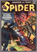 The Spider Dec 1939 Rafael DeSoto GGA Robot GGA Cvr - Pulp