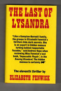 The Last of Lysandra by Elizabeth Fenwick (First UK Edition) Gollancz File Copy