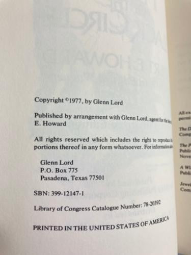 The People of the Black Circle by Robert E. Howard (First Edition)