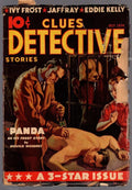 Clues Detective Stories July 1936 Male Bondage torture Cvr
