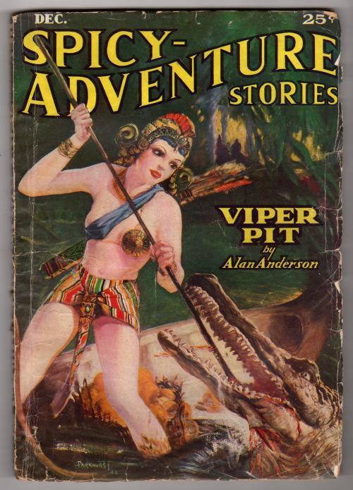 Spicy Adventure Dec 1936 Parkhurst GGA Lew Merrill, Bellem, Anderson
