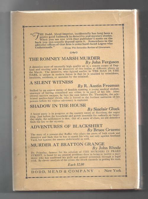 Murder at Bratton Grange by John Rhode (First Edition)