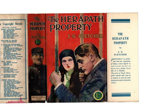 The Herapath Property by J. S. Fletcher (Hubin Listed) Ward File Copy