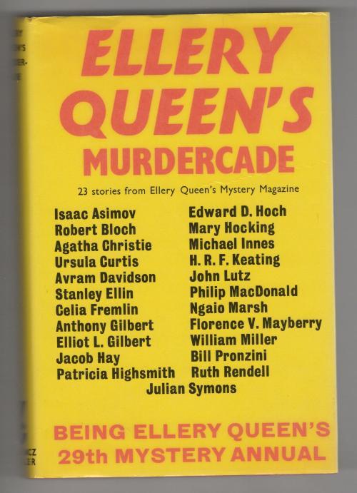 Ellery Queen's Murdercade by Ellery Queen (First UK Edition) Gollancz File Copy