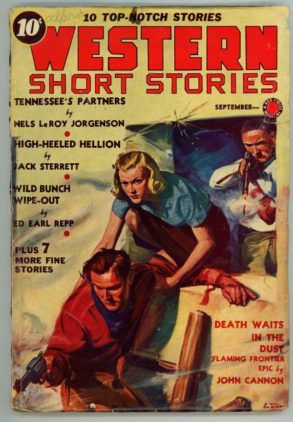 Western Short Stories Sep 1938 Scott Cover Art Pulp