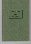 Ten Poems by Tim Powers Signed