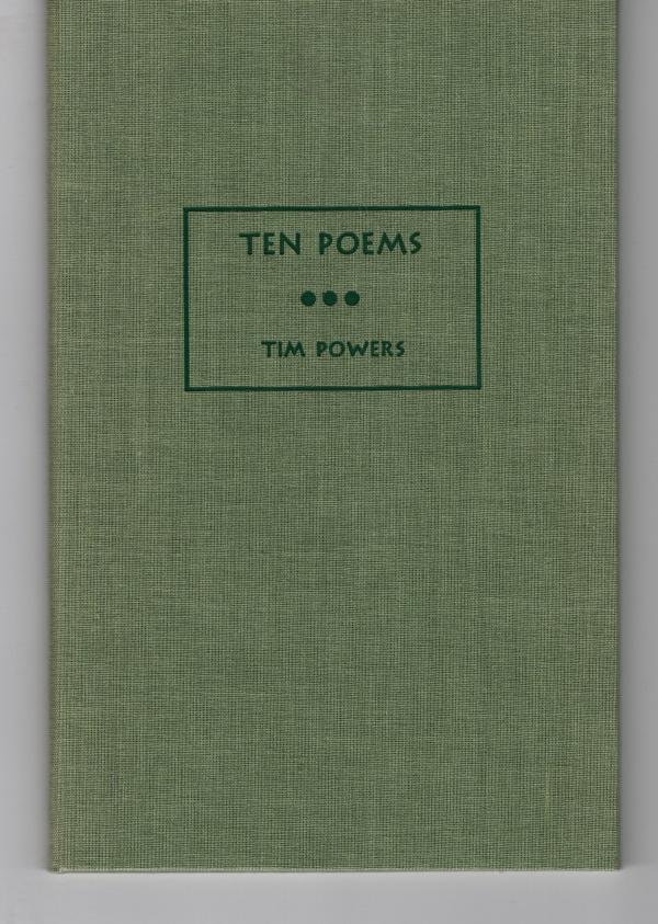 Ten Poems by Tim Powers Signed