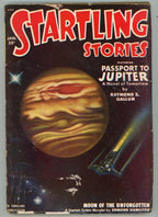 Startling Stories Jan 1951  Captain Future; Finlay Cover Art