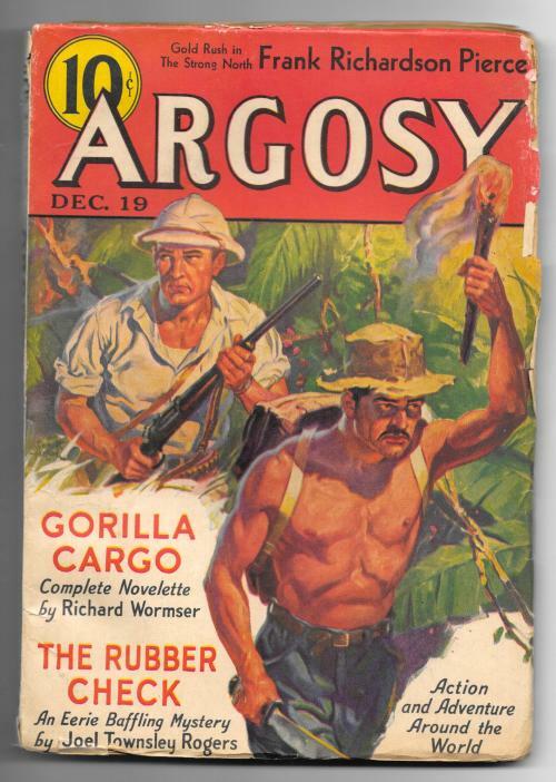 Argosy Dec 19, 1936 Lester Dent, H.B. Jones, Joel T. Rogers Pulp