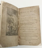 The Praise of Hell by Jean Frederic Bernard (ca 1775) Leather and Marbled Boards