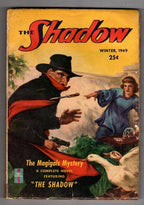 The Shadow 1949 Winter Scarce issue; Rozen Cvr: female attacks shadow with kn...