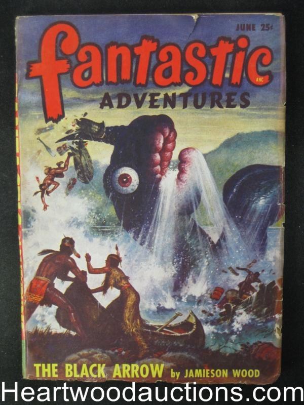 Fantastic Adventures Jun  1948 Virgil Finlay Art