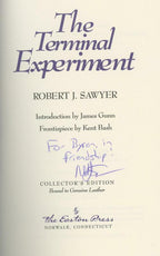 The Terminal Experiment by Robert J. Sawyer Signed