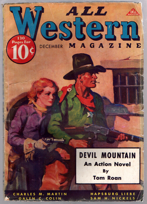 All Western Dec 1936 - Mitchell Cover Art