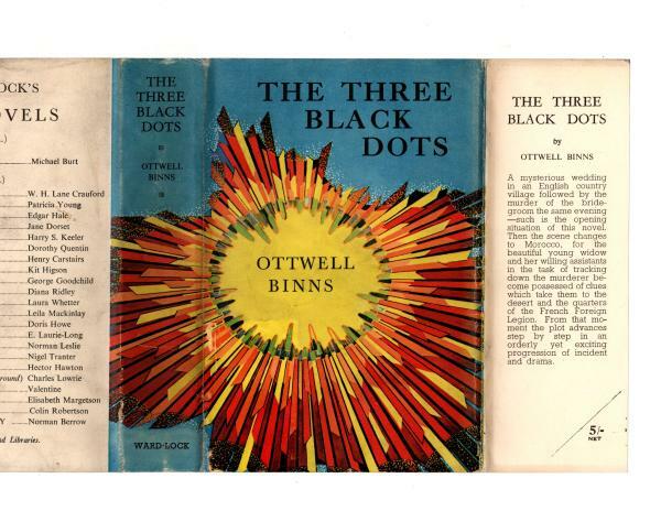 The Three Black Dots by Ottwell Binns (Hubin Listed) Ward File Copy