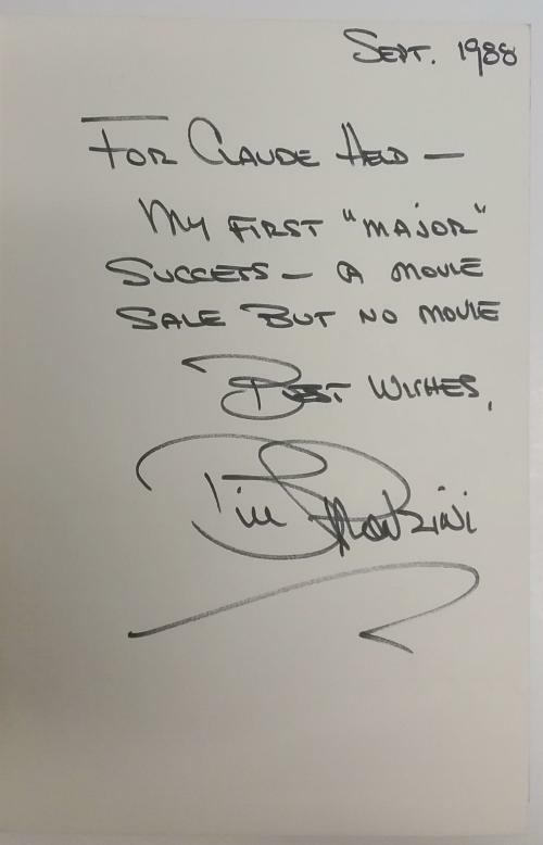 Snowbound by Bill Pronzini (First Edition) Signed