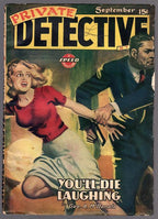 Private Detective Sep 1944 Ward GGA Attack Cvr, George A. McDonald - Pulp