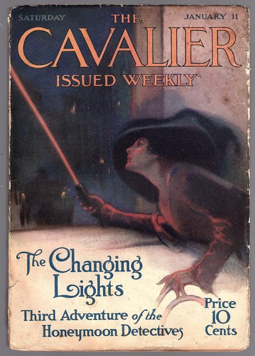 Cavalier Jan 11 1913 The Honeymoon Detectives cvr story George Allan England,