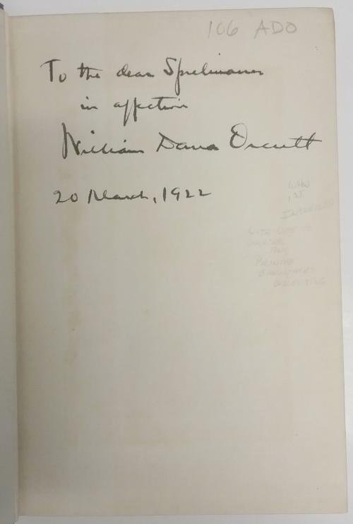 The Balance by William Dana Orcutt (First Edition) Signed