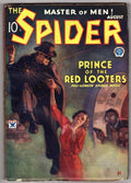 The Spider Aug 1934 Howitt GGA Damsel Cvr, Norvell Page - Pulp