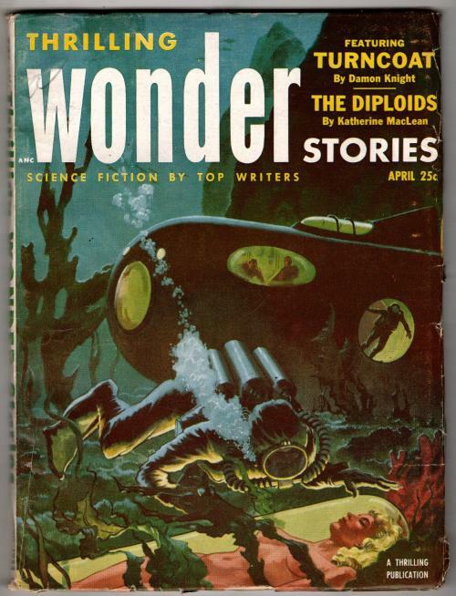 Thrilling Wonder Apr 1953 Jack Coggins Cvr; Damon Knight; Philip Jose Farmer
